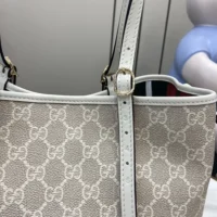 Gucci Women GG Emblem Small Tote Bag 815214FAD6L9641