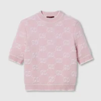 Gucci Women GG Wool Boucle Jacquard Top 770059XKCNA6011