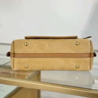 Louis Vuitton LV Women CarryAll PM in Suede Leather M11843