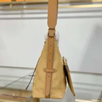 Louis Vuitton LV Women CarryAll PM in Suede Leather M11843