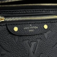 Louis Vuitton LV Women Mini Bumbag in Cowhide-leather Trim-Black M46917