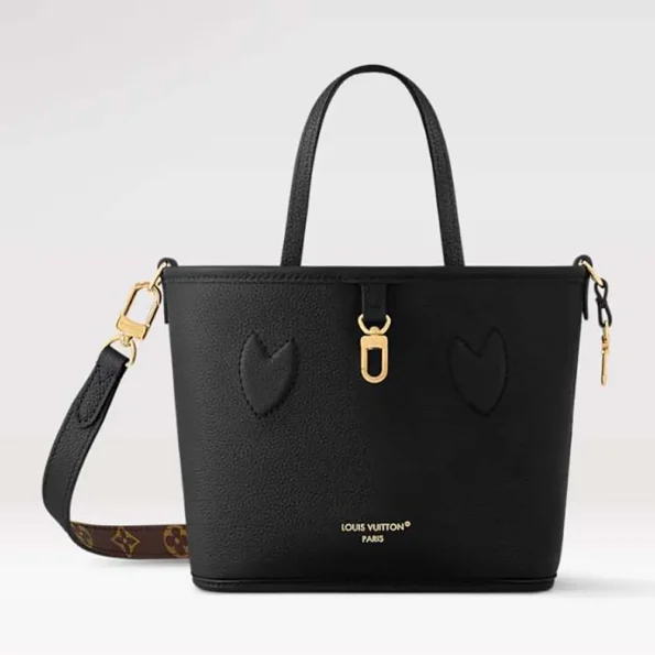 Louis Vuitton LV Women Neverfull Bandoulière Inside Out BB-Black M12099