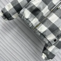 Louis Vuitton Men Double Face Check Zip-Up Jacket 1AGPEP