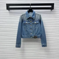 Louis Vuitton Men Short Denim Jacket 1ACCX8