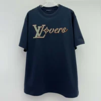 Louis Vuitton Women LV Vers Embellished Short-Sleeved T-Shirt 1AGHXO