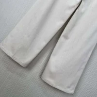 Dior Women Flared Jeans Ecru Cotton Denim with Dior Oblique Interior