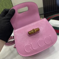 Gucci Women Bamboo 1947 Mini Top Handle Bag-Pink 786482AADJQ5642