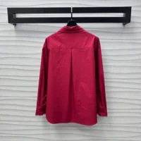 Gucci Women Cotton Poplin Shirt with Tie 830353Z7ADR6052