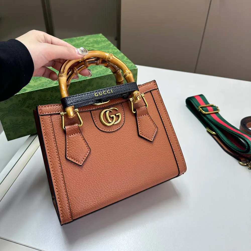 Gucci Women Diana Mini Tote Bag 702732U3ZDT2549 (8) Gucci Women Diana Mini Tote Bag 702732U3ZDT2549