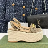 Gucci Women Espadrille with Horsebit 816692H63209744
