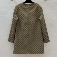 Gucci Women GG Canvas Dress with Horsebit 820404Z8BZA2190