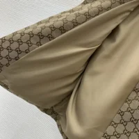 Gucci Women GG Canvas Jacket with Horsebit 820434Z8BZF2580
