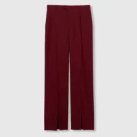 Gucci Women Oversize Low Waist Wool Pant 824881Z7AO26052