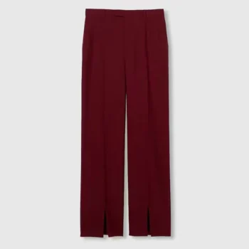 Gucci Women Oversize Low Waist Wool Pant 824881Z7AO26052