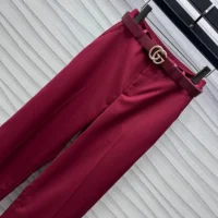 Gucci Women Oversize Low Waist Wool Pant 824881Z7AO26052