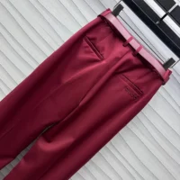 Gucci Women Oversize Low Waist Wool Pant 824881Z7AO26052