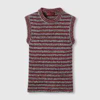 Gucci Women Wool Cotton Crewneck Top 813830XKEI19971