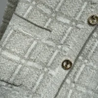 Gucci Women Wool and Lame Check Jacquard Cardigan 805754XKEDI9237