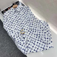 Louis Vuitton LV Women Aquarelle Monogram Shirt Dress
