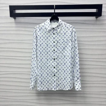 Louis Vuitton LV Women Aquarelle Monogram Silk Shirt 1AHGW8