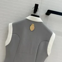 Louis Vuitton LV Women Technical Jersey Color-Block Peplum Top