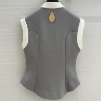 Louis Vuitton LV Women Technical Jersey Color-Block Peplum Top