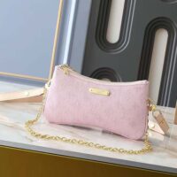 Louis Vuitton LV Women Liv Pochette monogram Denim-Pink M14159Louis Vuitton LV Women Liv Pochette monogram Denim-Pink M14159