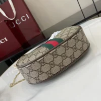 Gucci Women Ophidia Small Shoulder Bag-Brown 838463