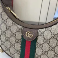 Gucci Women Ophidia Small Shoulder Bag-Brown 838463