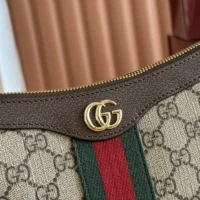 Gucci Women Ophidia Small Shoulder Bag-Brown 841341