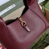 Gucci Women Softbit Medium Top Handle Bag-Maroon ‎837467
