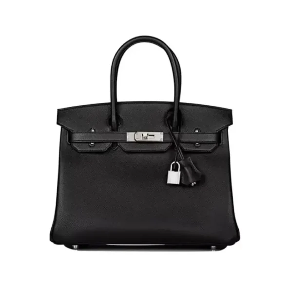 Hermes Birkin 30 Bag in Epsom Leather with Gold Hardware-Black