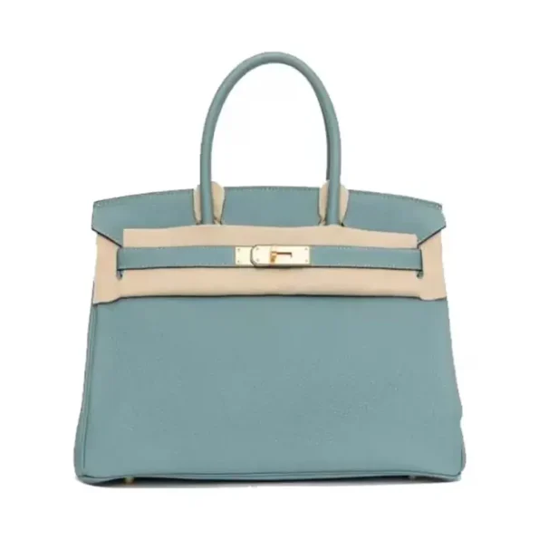 Hermes Birkin 30 Bag in Epsom Leather with Gold Hardware-Blue