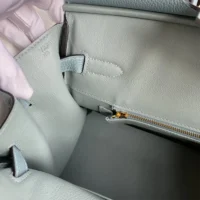 Hermes Birkin 30 Bag in Epsom Leather with Gold Hardware-Blue/Gold