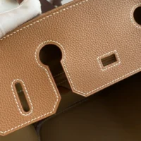 Hermes Birkin 30 Bag in Epsom Leather with Gold Hardware-Brown/Gold