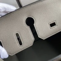 Hermes Birkin 30 Bag in Epsom Leather with Gold Hardware-Silver