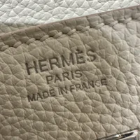 Hermes Birkin 30 Bag in Epsom Leather with Gold Hardware-White/Silver
