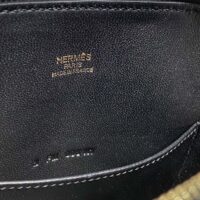 Hermes Unisex Bolide 1923 Bag in Epsom Calfskin-Black/Gold