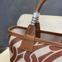 Hermes Unisex Steeple 28 Ecru Tote Bag-Brown H084532CKAC