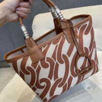 Hermes Unisex Steeple 28 Ecru Tote Bag-Brown H084532CKAC