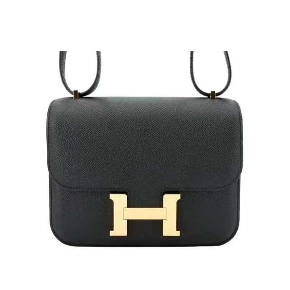 Hermes Women Constance 19 Bag Epsom Leather-Black