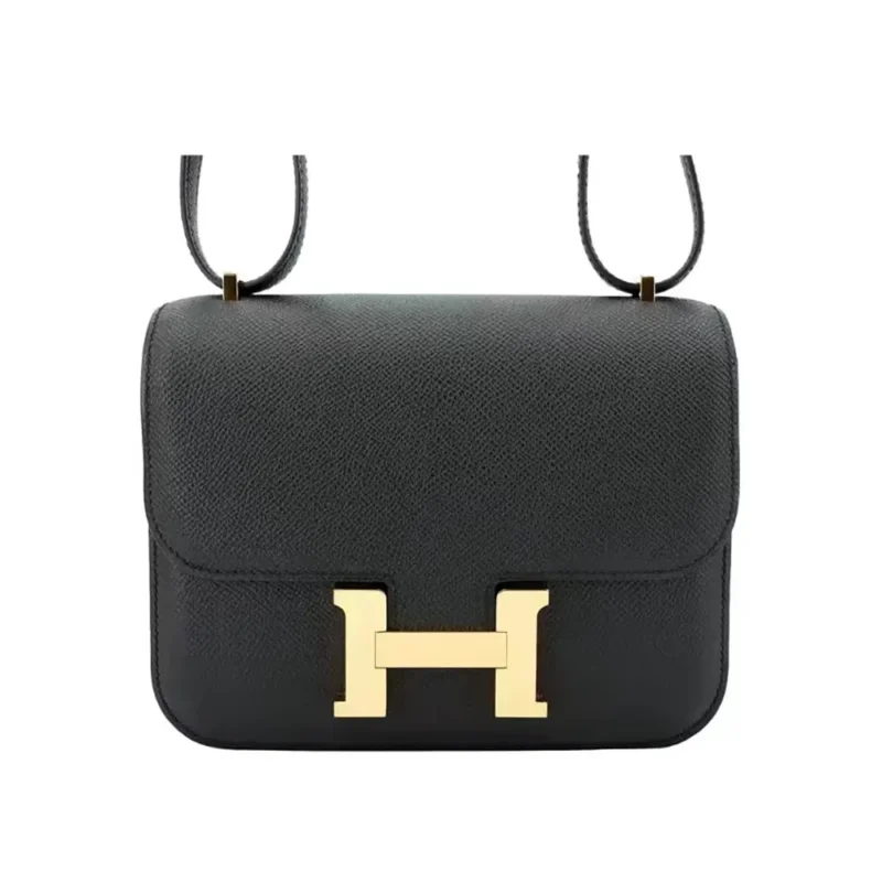 Hermes Women Constance 19 Bag Epsom Leather-Black