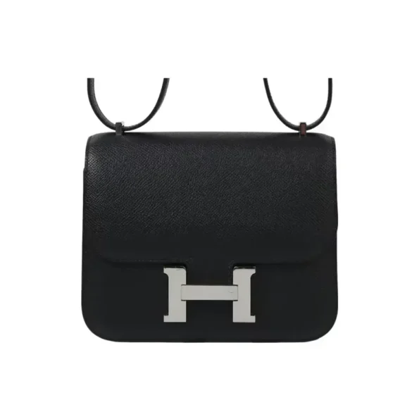 Hermes Women Constance 19 Bag Epsom Leather-Black
