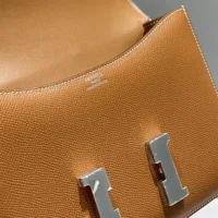 Hermes Women Constance 19 Bag Epsom Leather-Brown