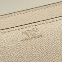 Hermes Women Constance 19 Bag Epsom Leather-White/Gold