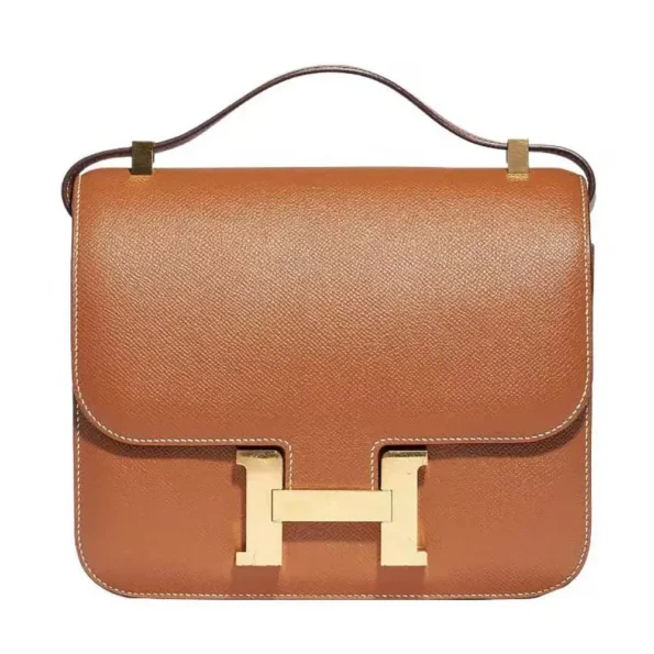 Hermes Women Constance 24 Bag Epsom Leather-Brown