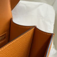 Hermes Women Constance 24 Bag Epsom Leather-Orange/Gold