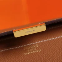 Hermes Women Constance Long To Go in Epsom Leather-Brown