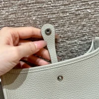 Hermes Women Evelyne 16 Amazone in Clemence Leather-Beige
