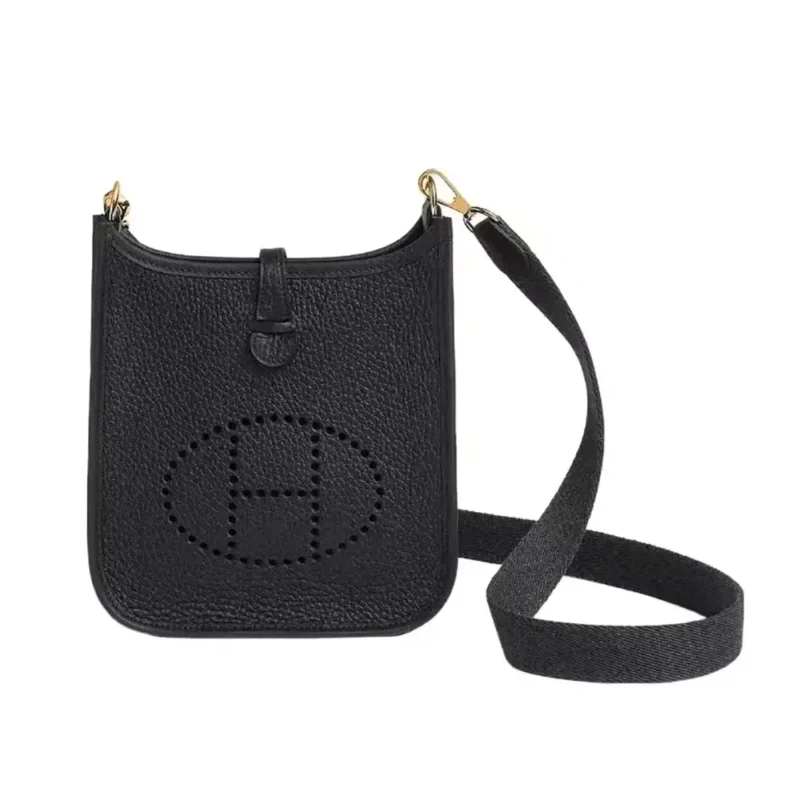 Hermes Women Evelyne 16 Amazone in Clemence Leather-Black